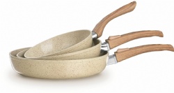 Forged aluminum fry pan